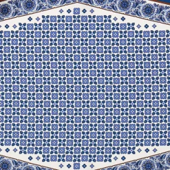 E.Marinella FOULARD ROMBO IN SETA BIANCO Microfantasia fiore Hot