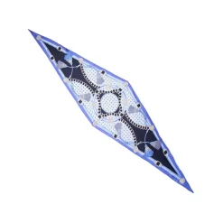 E.Marinella FOULARD ROMBO IN SETA BLU Collezione lucky charm Best