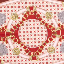 E.Marinella FOULARD ROMBO IN SETA ROSSO Collezione lucky charm Online