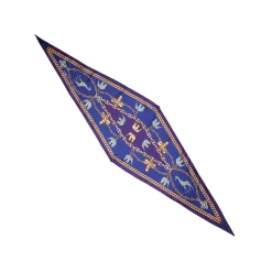 E.Marinella FOULARD ROMBO IN SETA VIOLA Collezione lucky charm Sale