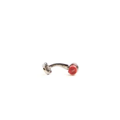 E.Marinella GEMELLI DA POLSO BARRETTA CON CORALLO In argento Hot