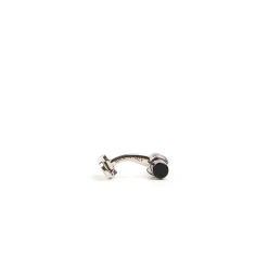 E.Marinella GEMELLI DA POLSO BARRETTA CON ONICE In argento Discount