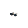 E.Marinella GEMELLI DA POLSO IN ARGENTO BLUCon microfantasia fiore Discount
