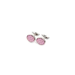 E.Marinella GEMELLI DA POLSO IN ARGENTO ROSACon microfantasia fiore Best