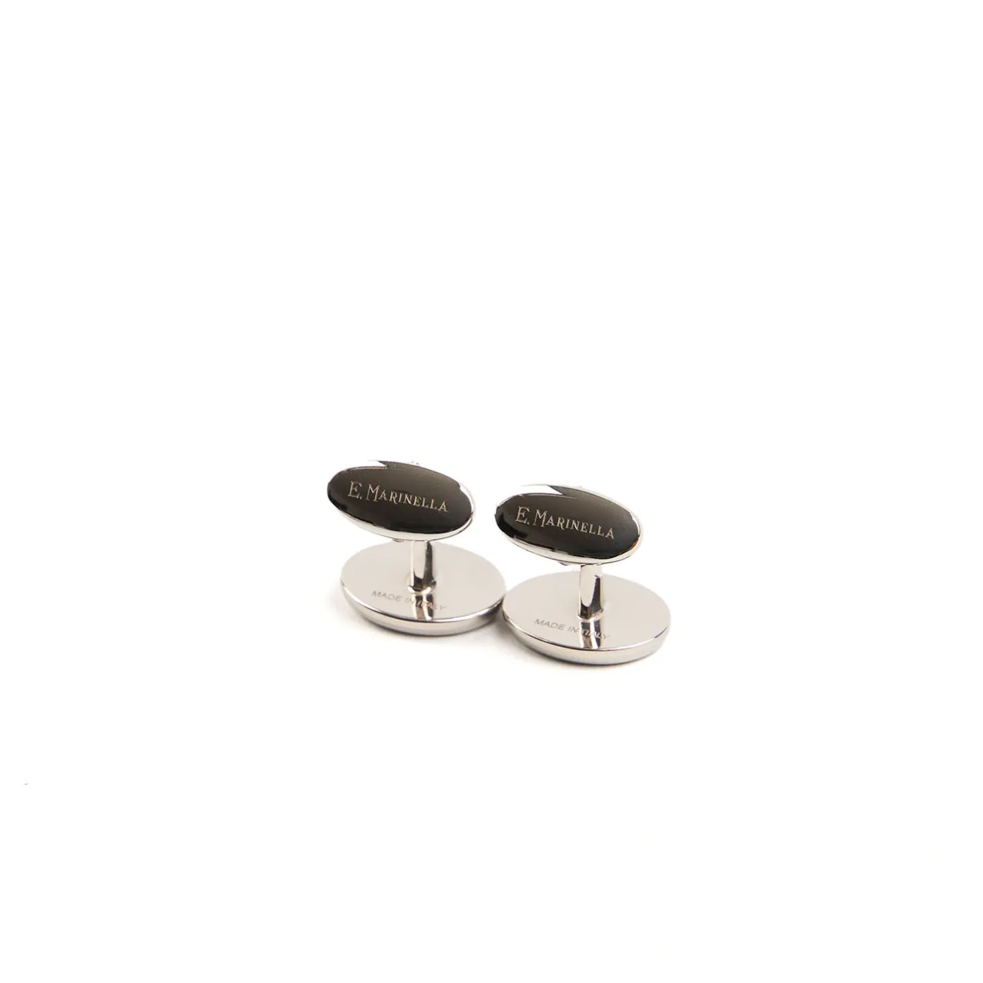 E.Marinella GEMELLI DA POLSO OVALE CON MADREPERLA In argento Clearance