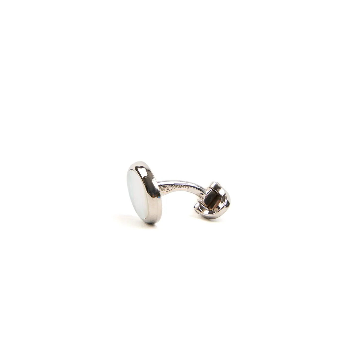 E.Marinella GEMELLI DA POLSO OVALE CON MADREPERLA In argento Clearance