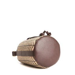 E.Marinella MINI SECCHIELLO MARRONE In rafia e pelle Online