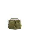 E.Marinella PARTY CLUTCH VERDE OLIVA In camoscio e pelle Sale