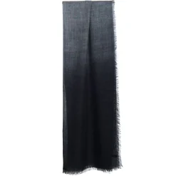 E.Marinella PASHMINA NERA E GRIGIA EFFETTO SFUMATO In cashmere Discount