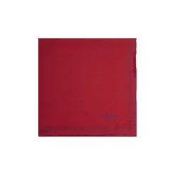 E.Marinella POCHETTE DA TASCHINO IN SETA STAMPATA A MANO BORDEAUX Pois New