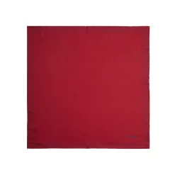 E.Marinella POCHETTE DA TASCHINO IN SETA STAMPATA A MANO BORDEAUX Pois New