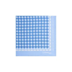 E.Marinella POCHETTE DA TASCHINO IN SETA STAMPATA A MANO AZZURRO Fantasia archivio 1959 Hot