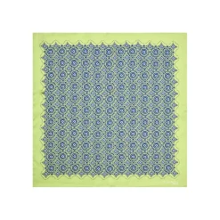 E.Marinella POCHETTE DA TASCHINO IN SETA STAMPATA A MANO VERDE CHIARO Macrofantasia fiore Sale