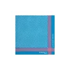 E.Marinella POCHETTE DA TASCHINO IN SETA STAMPATA A MANO BLU SCURO Pois New