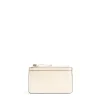E.Marinella PORTA CARTE DI CREDITO BEIGE In pelle con zip