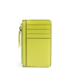 E.Marinella PORTA CARTE DI CREDITO GIALLO In pelle con zip Discount