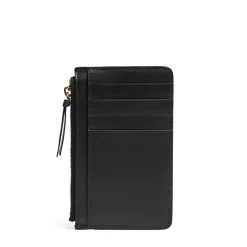 E.Marinella PORTA CARTE DI CREDITO NERO In pelle con zip Hot