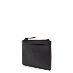 E.Marinella PORTA CARTE DI CREDITO NERO In pelle con zip Hot