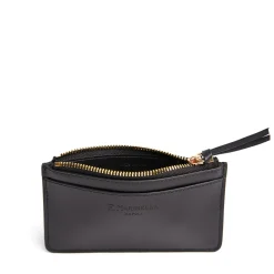 E.Marinella PORTA CARTE DI CREDITO NERO In pelle con zip Hot