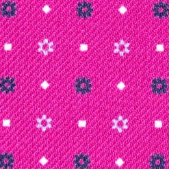 E.Marinella PORTACARTE DI CREDITO SETA E PELLE FUCSIA 5 scomparti Discount