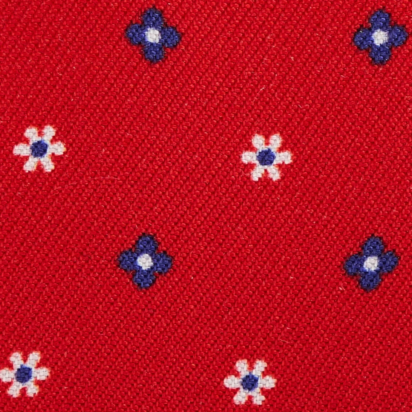 E.Marinella PORTACARTE DI CREDITO SETA E PELLE ROSSO 5 scomparti Hot