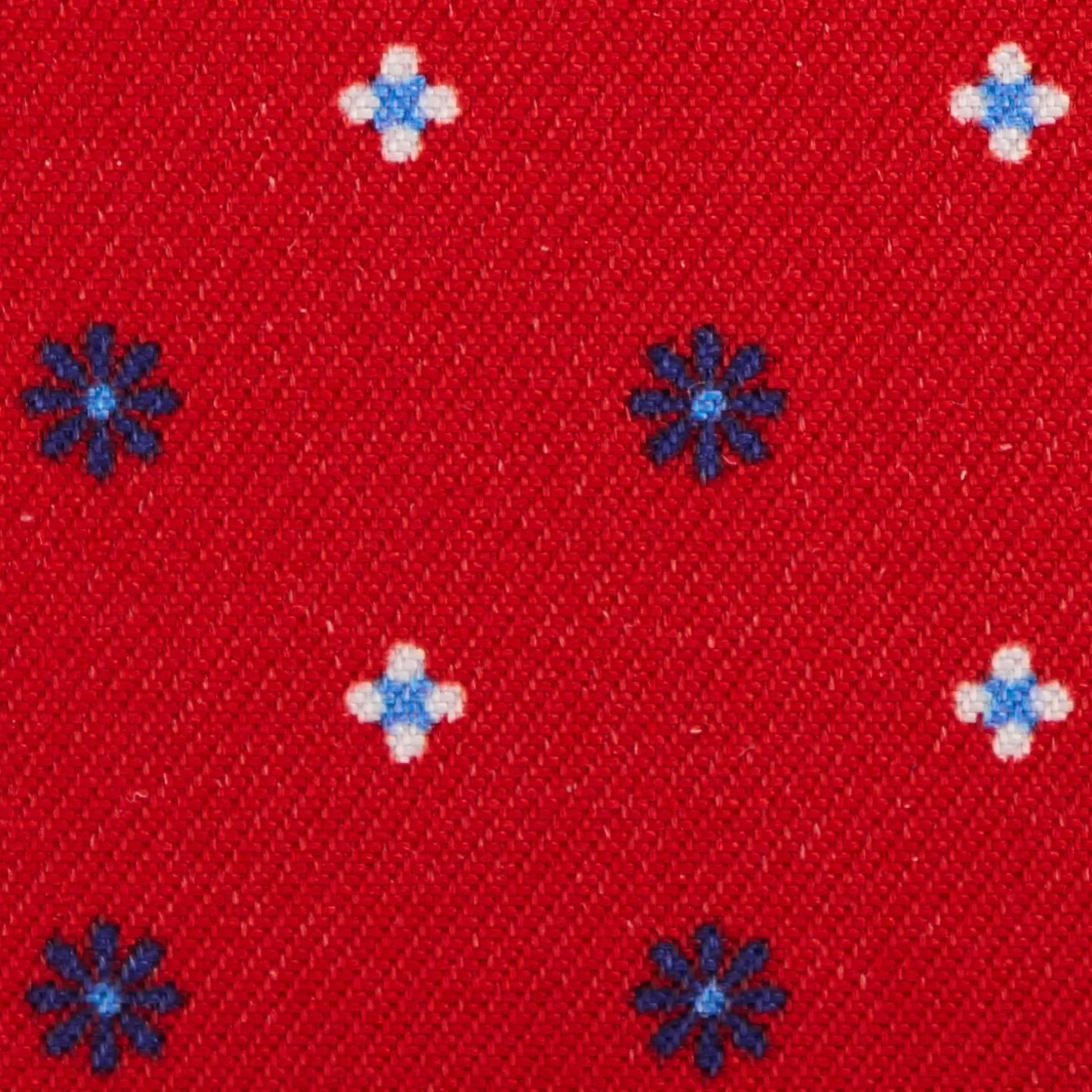 E.Marinella PORTACARTE DI CREDITO SETA E PELLE ROSSO 5 scomparti Hot