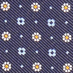 E.Marinella PORTACARTE PIEGHEVOLE IN SETA E PELLE BLU 10 scomparti Hot