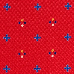 E.Marinella PORTACARTE PIEGHEVOLE IN SETA PELLE ROSSO 10 scomparti Best