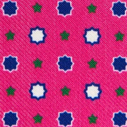 E.Marinella PORTACARTE PIEGHEVOLE IN SETA PELLE FUCSIA 10 scomparti