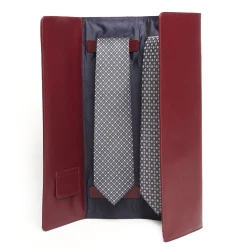 E.Marinella PORTACRAVATTE DA VIAGGIO BORDEAUX In pelle liscia Outlet