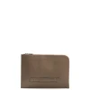E.Marinella PORTADOCUMENTI TAUPE In pelle con cinturino Discount