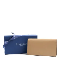 E.Marinella PORTAFOGLIO GRANDE BEIGE In pelle liscia Outlet