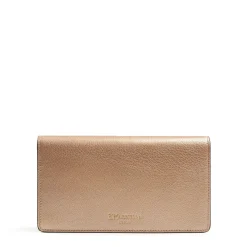 E.Marinella PORTAFOGLIO GRANDE ROSA PLATINO In pelle liscia Discount