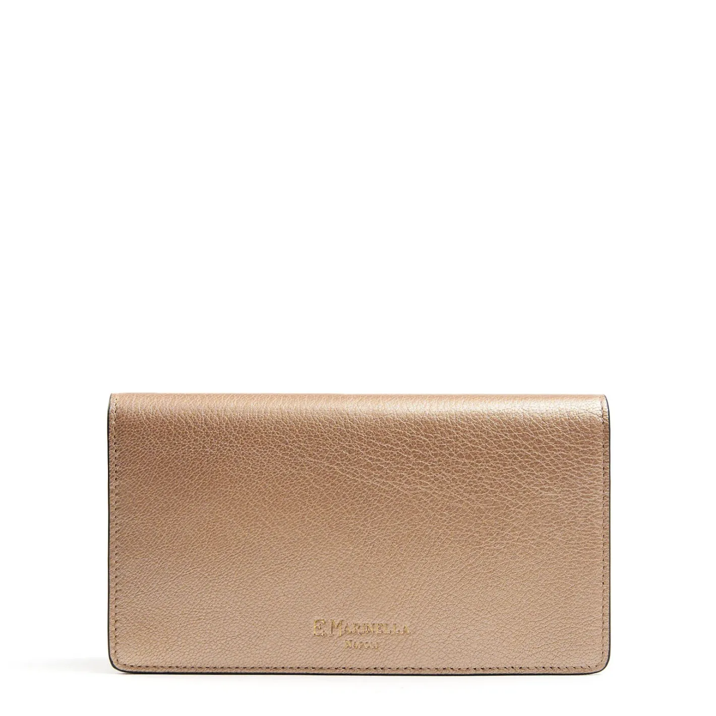 E.Marinella PORTAFOGLIO GRANDE ROSA PLATINO In pelle liscia Discount