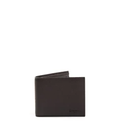 E.Marinella PORTAFOGLIO ORIZZONTALE MARRONE SCURO In pelle martellata Clearance
