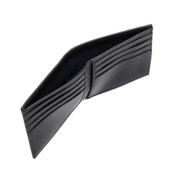 E.Marinella PORTAFOGLIO ORIZZONTALE NERO In pelle liscia Clearance