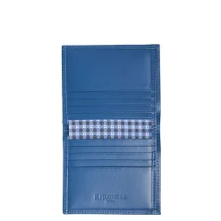 E.Marinella PORTAFOGLIO PICCOLO AZZURRO POLVERE In seta e pelle Best