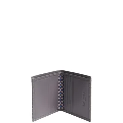 E.Marinella PORTAFOGLIO PICCOLO GRIGIO SCURO In seta e pelle Best