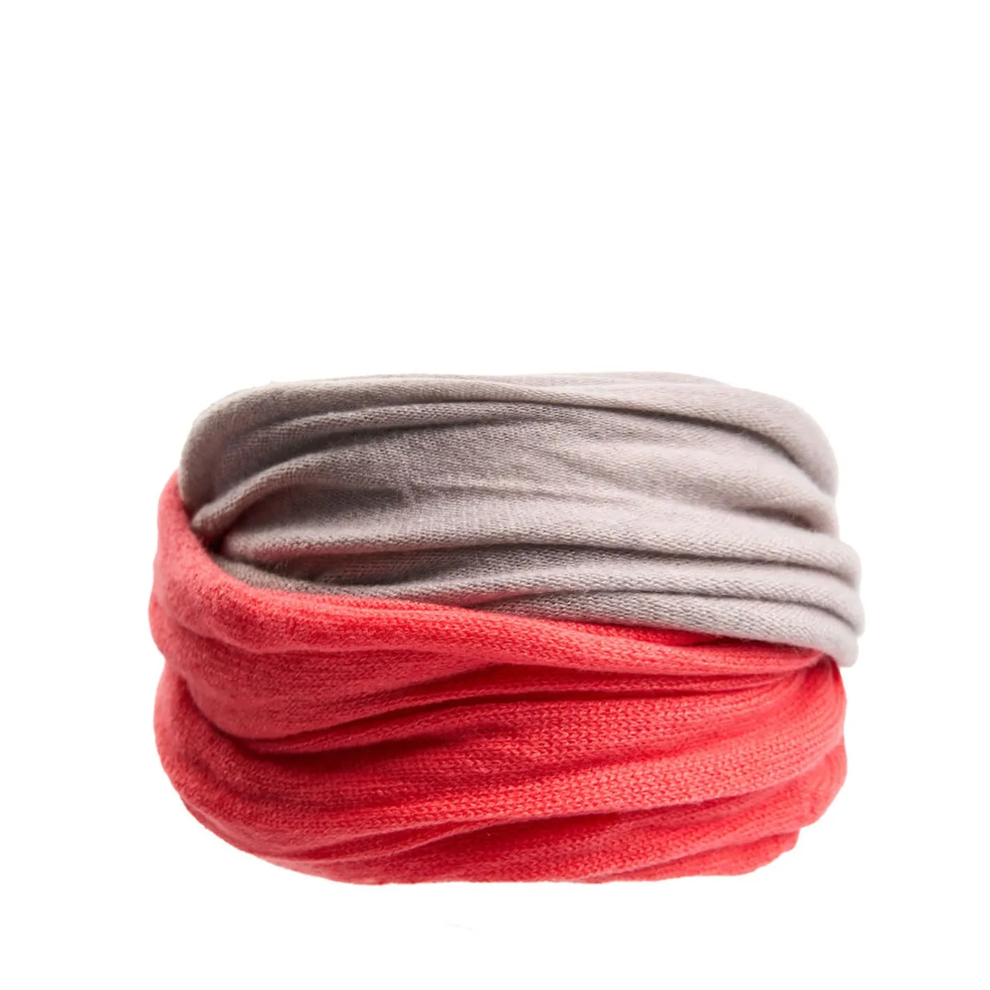 E.Marinella SCALDACOLLO ARANCONE E BEIGE DOPPIO INTRECCIO In cashmere Outlet