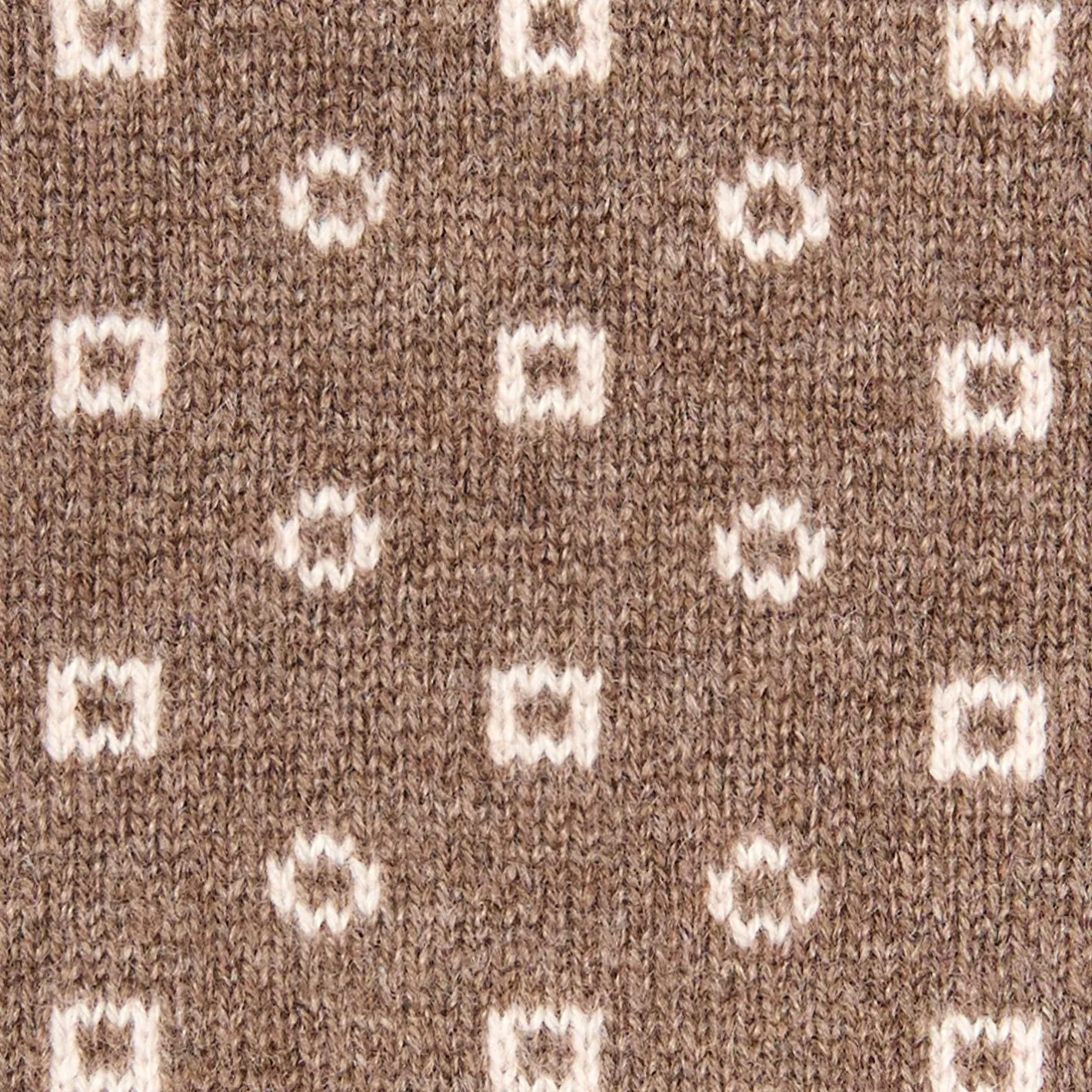 E.Marinella SCALDACOLLO BEIGE MICROFANTASIA In cashmere Clearance