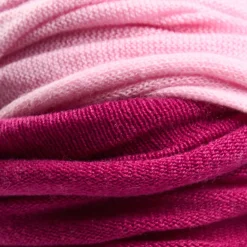 E.Marinella SCALDACOLLO FUCSIA E ROSA CHIARO DOPPIO INTRECCIO In cashmere Clearance