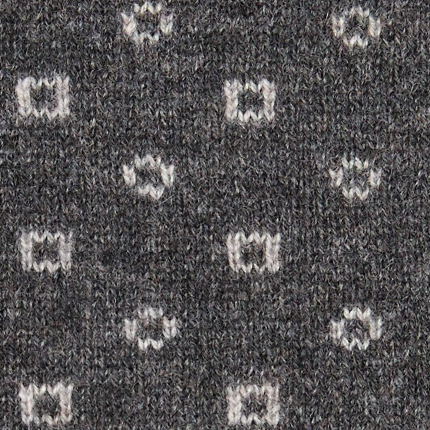 E.Marinella SCALDACOLLO GRIGIO SCURO MICROFANTASIA In cashmere Hot