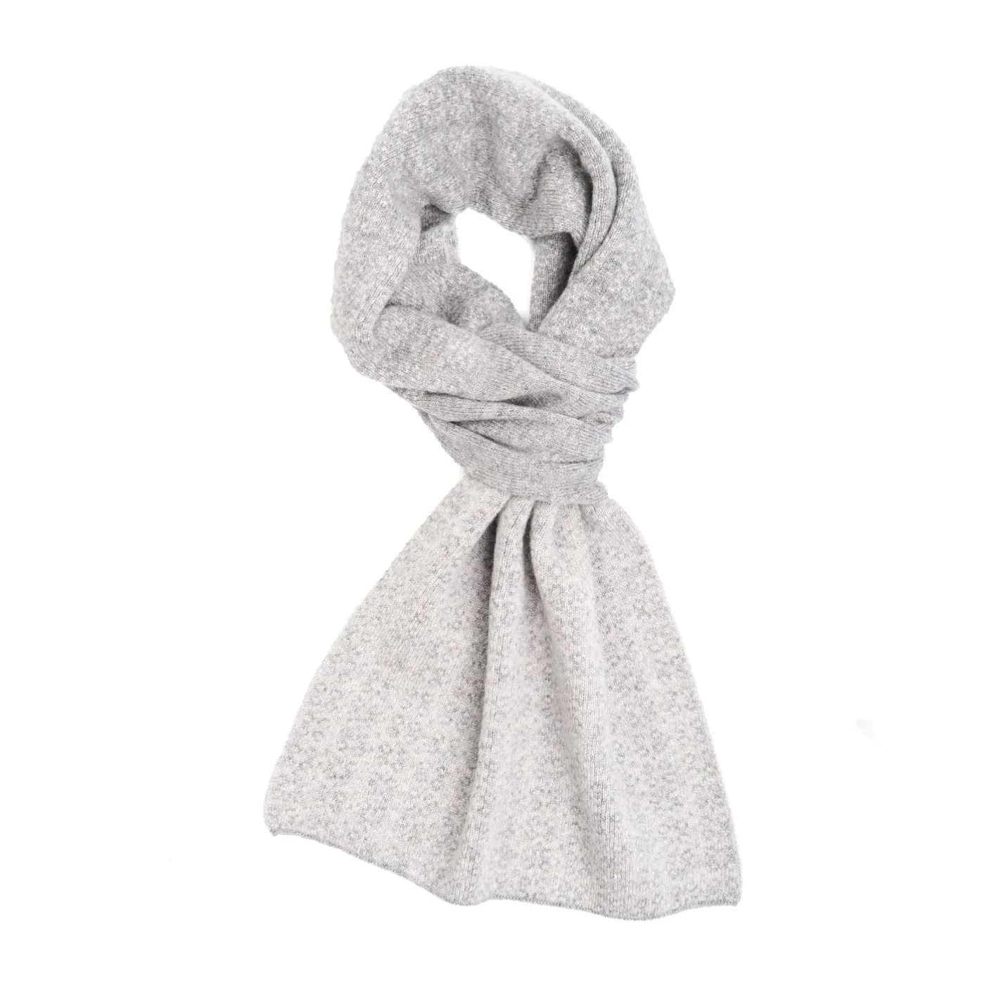 E.Marinella SCALDACOLLO GRIGIO SCURO MICROFANTASIA In cashmere Best