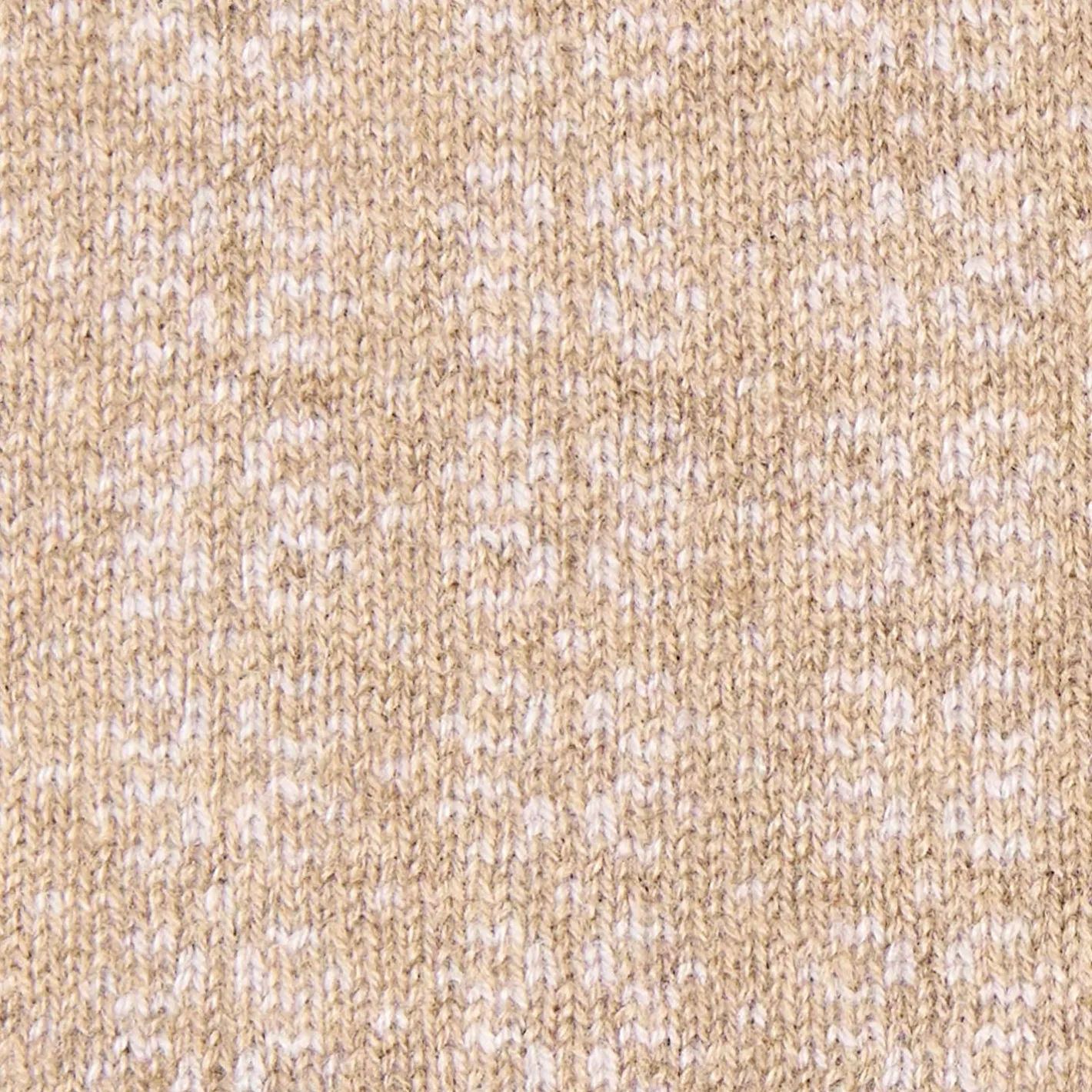 E.Marinella SCALDACOLLO MARRONE CHIARO E BEIGE MICROFANTASIA In cashmere