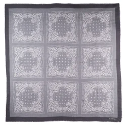 E.Marinella SCIALLE 135 GRIGIO In lana e seta Discount
