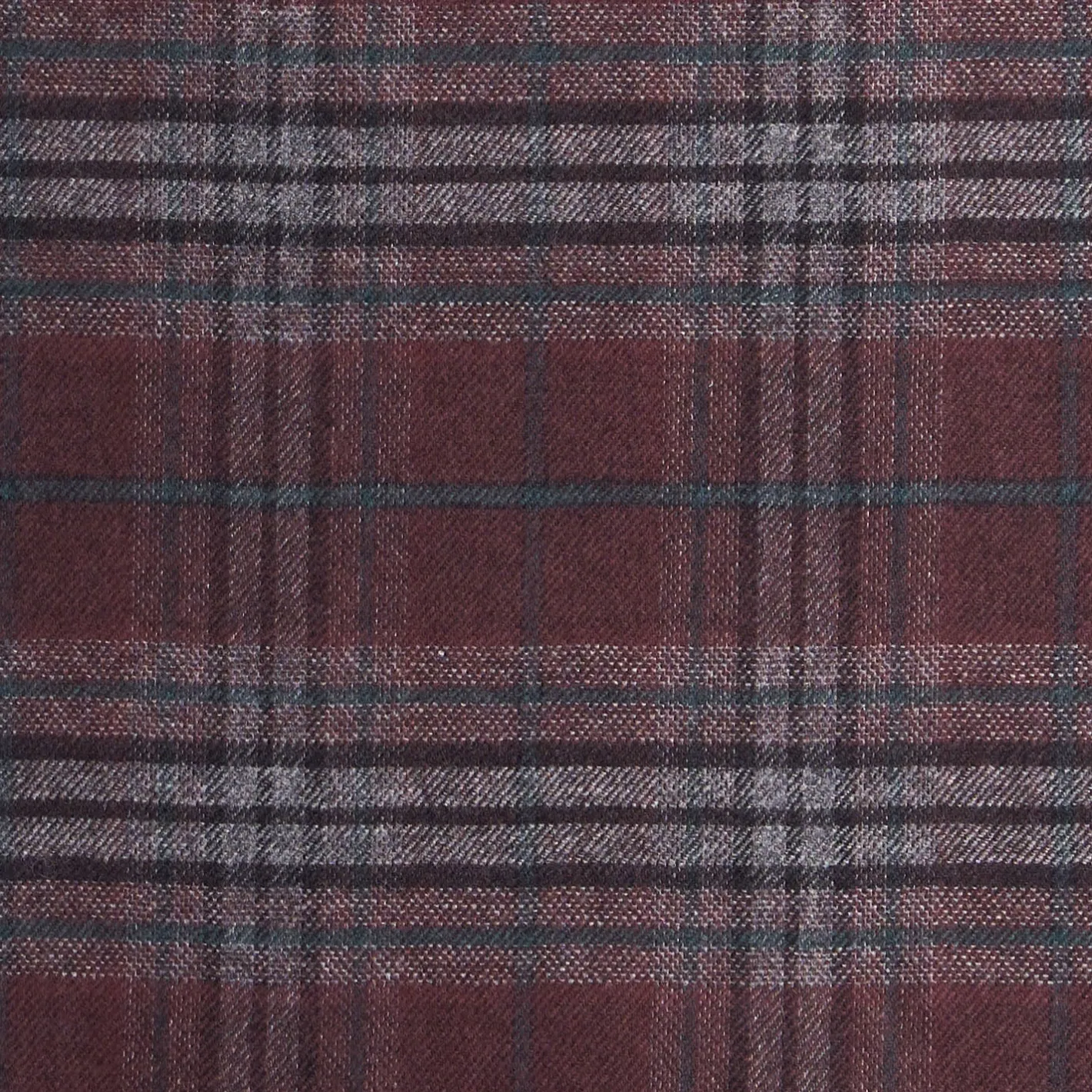 E.Marinella SCIARPA BICOLOR BORDEAUX IN SETA E CASHMERE Check Hot