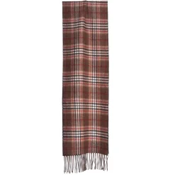 E.Marinella SCIARPA BICOLOR MARRONE IN SETA E CASHMERE Check Best