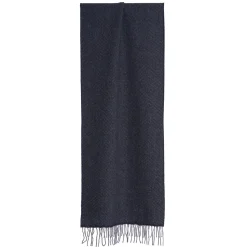E.Marinella SCIARPA COLOR BLU SCURO In cashmere Best