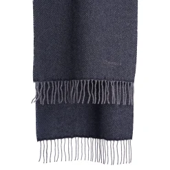 E.Marinella SCIARPA COLOR BLU SCURO In cashmere Best