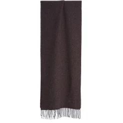 E.Marinella SCIARPA COLOR MARRONE SCURO In cashmere